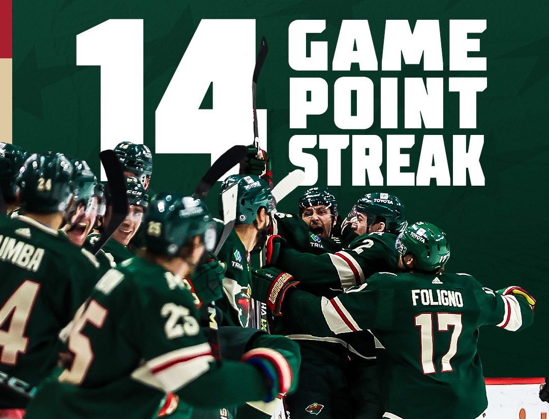 wild 14 game point streak